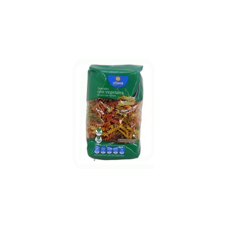 PASTAS ESPIRALES-VEGET-500GR--