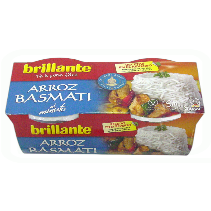 ARROZ  BASMATI TARRINA  2*125GR