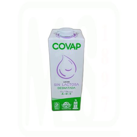 LECHE SIN LACTOSA DESNATADA 1LT---