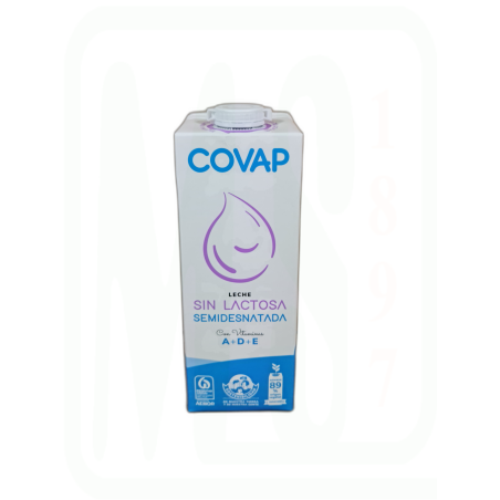 LECHE SIN LACTOSA SEMIDESNATADA 1 LITRO-