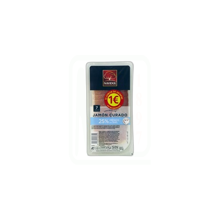JAMON MEDIAS LONCHAS 50GR  BAJO SAL 