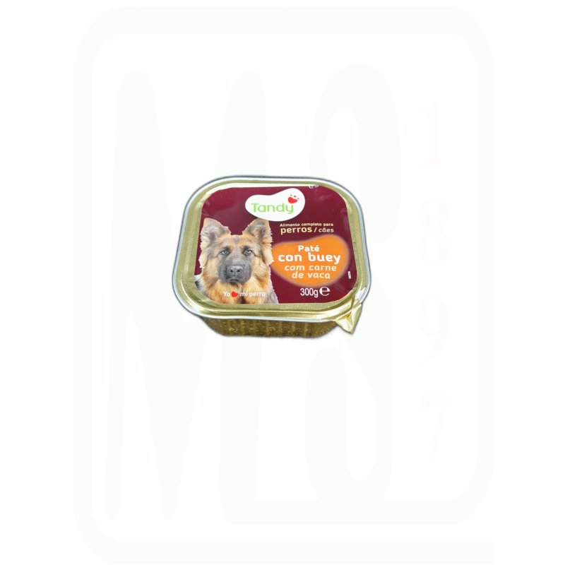 COMIDA PERROS TARRINA 300GR BUEY----TANDY
